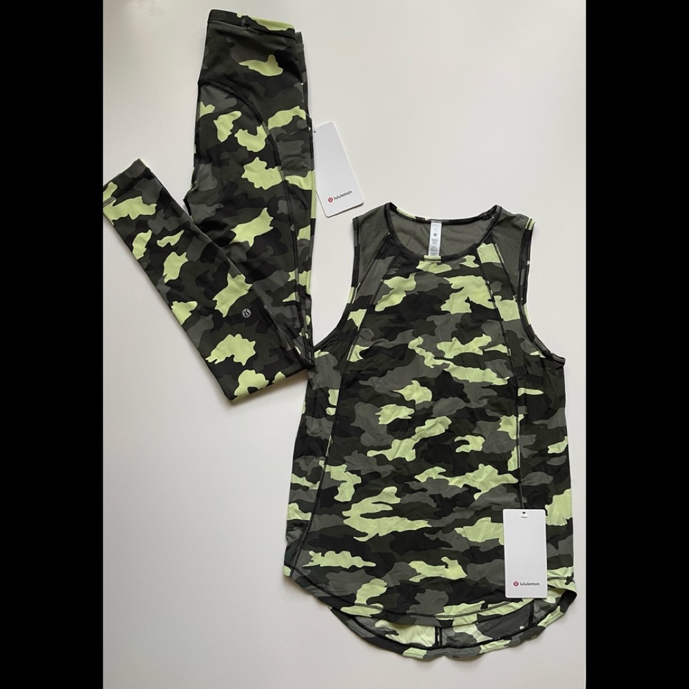 ⭐️ Host Pick ⭐️BNWT Lululemon Sculpt Tank Sz 4 & Nwt Swift Speed High-Rise Tight
